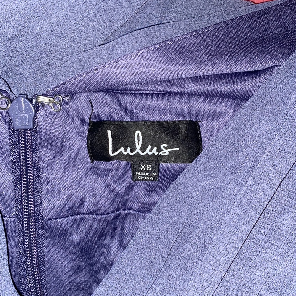 Lulu’s Denim Blue Maxi Dress Gown - Picture 13 of 14